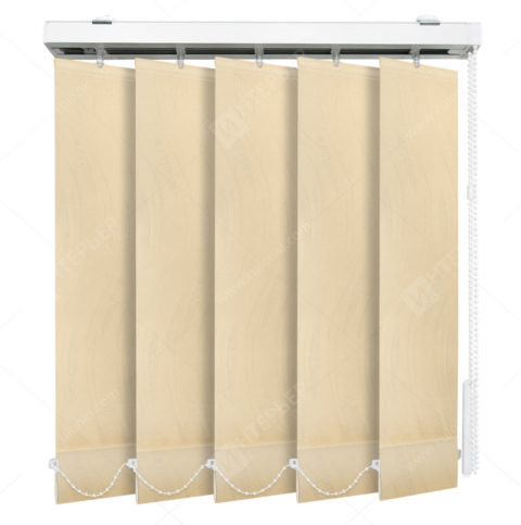 Вертикальные тканевые жалюзи Флора бежевый