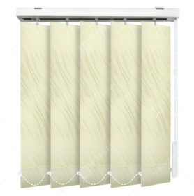 Вертикальные тканевые жалюзи Каприз бежевый