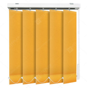 Вертикальные тканевые жалюзи Мадагаскар оранжевый