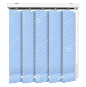 Вертикальные тканевые жалюзи Моран голубой