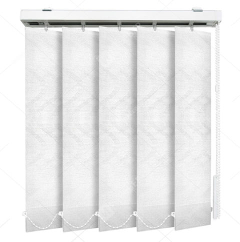 Вертикальные тканевые жалюзи Офелия белый