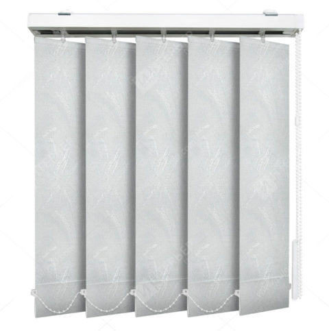 Вертикальные тканевые жалюзи Палома серебро