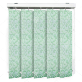 Вертикальные тканевые жалюзи Рита зеленый