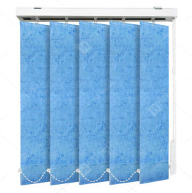 Вертикальные тканевые жалюзи Шёлк голубой