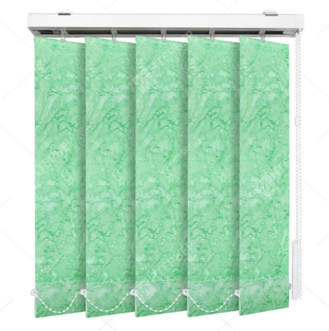 Вертикальные тканевые жалюзи Шёлк салатовый