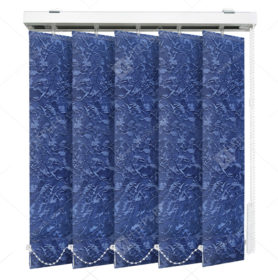 Вертикальные тканевые жалюзи Шёлк синий