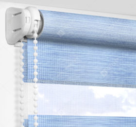 Рулонные шторы День-Ночь - Бергамо голубой