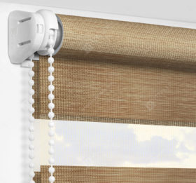 Рулонные шторы День-Ночь - Бергамо карамель