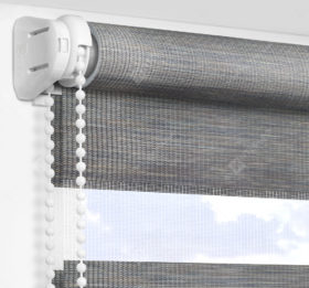 Рулонные шторы День-Ночь - Бергамо серо-коричневый