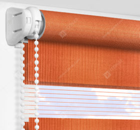 Рулонные шторы День-Ночь - Делия апельсин