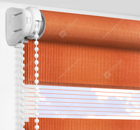 Рулонные шторы День-Ночь - Делия апельсин