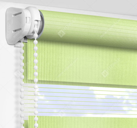 Рулонные шторы День-Ночь - Делия фисташковый